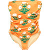 Womens Sam Suit, Orange Dandelion - One Pieces - 1 - thumbnail