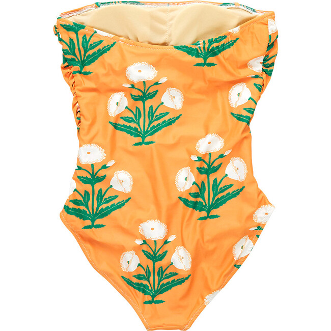 Womens Sam Suit, Orange Dandelion - One Pieces - 2