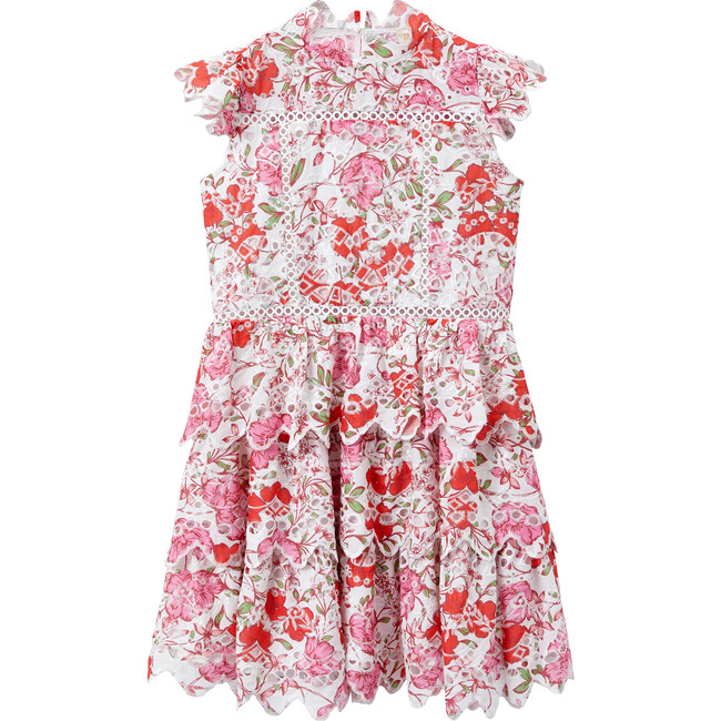 Holly Embroidered Dress, Floral - Dresses - 1