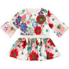Baby  Mistletoe Dress, Floral - Dresses - 1 - thumbnail