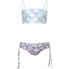 Ocean Lane Mila Bikini, White Blue - Two Pieces - 1 - thumbnail