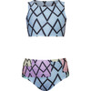 Disco Alley Allegrak Bikini, Blue - Two Pieces - 1 - thumbnail