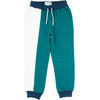 Magic Joggers, Turquoise/Ecru - Pants - 1 - thumbnail