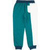 Magic Joggers, Turquoise/Ecru - Pants - 2