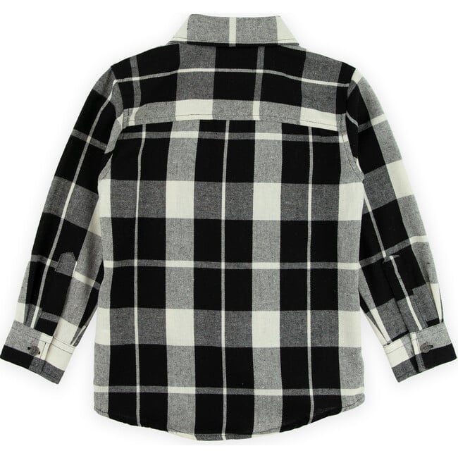 Arin Shirt, Black/White Plaid - Shirts - 2