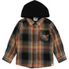 Northern Shirt, Copper/Black Plaid - Sweatshirts - 1 - thumbnail