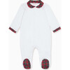 Lindo Tartan Sleepsuit, Tartan - Pajamas - 1 - thumbnail
