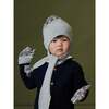 Fairisle Hat And Gloves, Grey - Hats - 2