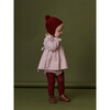 Renta Merino Baby Bonnet, Burgundy - Hats - 2