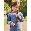 Fairisle Jumper, Blue - Sweaters - 2