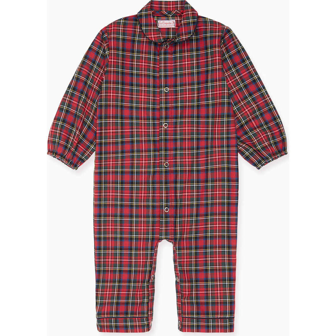 Baby boy red online tartan pyjamas