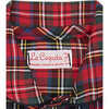 Navidad Baby Pyjama, Red Tartan - Pajamas - 2