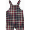 Buganvilla Baby Dungarees, Navy Tartan - Overalls - 7