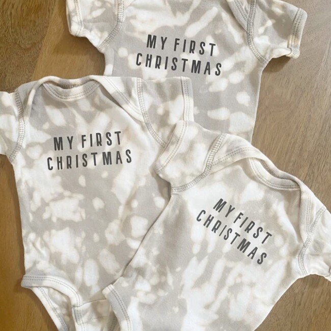 My First Christmas Babesie, Neutral Tie-Dye