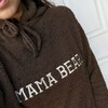 Women's Mama Bear Embroidered Teddy Sweatshirt, Brown - Sweatshirts - 2