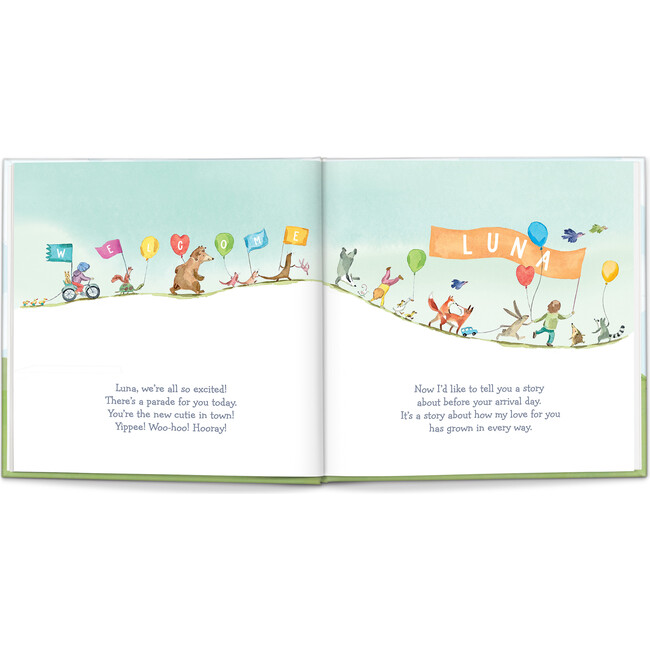 New Cutie in Town Personalized Book