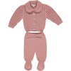 Loulou Footed Pants, Rose - Pants - 2
