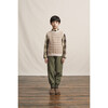 Ian Vest, Camel Gingham - Vests - 3