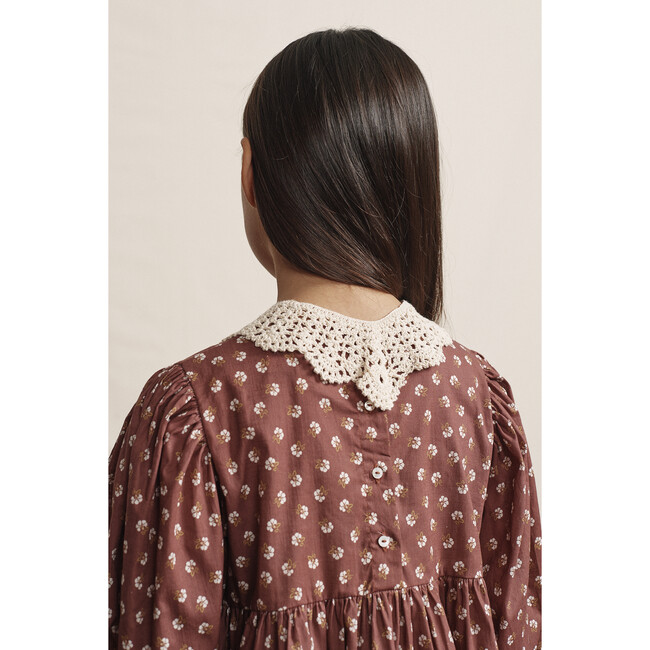 Flora Dress, Walnut Ditsy Floral - Dresses - 3