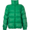Mimosa Down Jacket Kids, Green - Coats - 1 - thumbnail