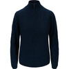 Cashmere Quarter Zip Sweater, Navy - Sweaters - 1 - thumbnail