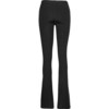 Women's Merinowool Trouser Flair, Jet Black - Sweatpants - 2 - thumbnail