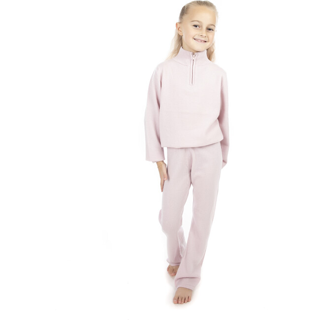 Cashmere Trouser Flair Kids, Light Pink - Sweatpants - 2