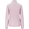 Cashmere Quarter Zip Sweater, Light Pink - Sweaters - 3 - thumbnail