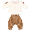 Baby Embroidery Set, Cream - Mixed Apparel Set - 1 - thumbnail
