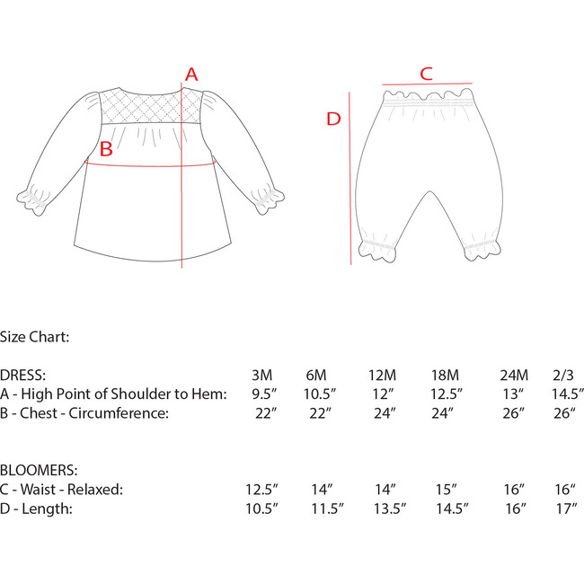 Baby Embroidery Set, Cream - Mixed Apparel Set - 3