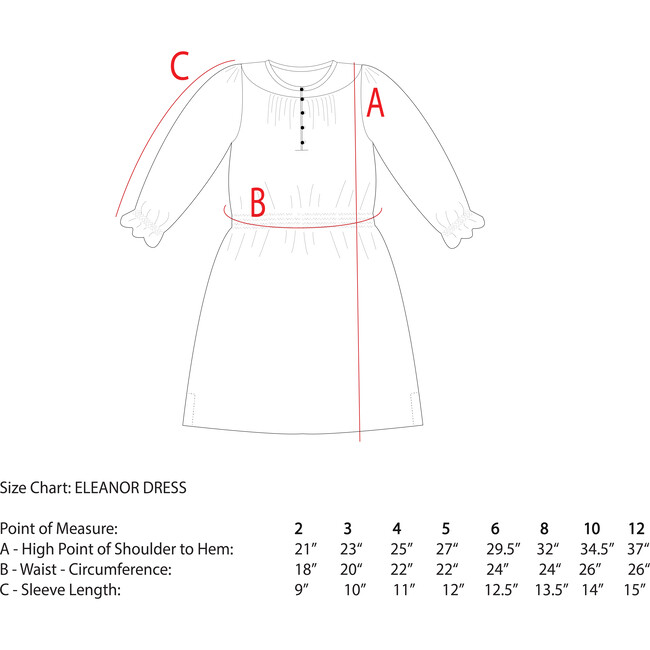 Eleanor Block Print Dress, Red - Dresses - 3