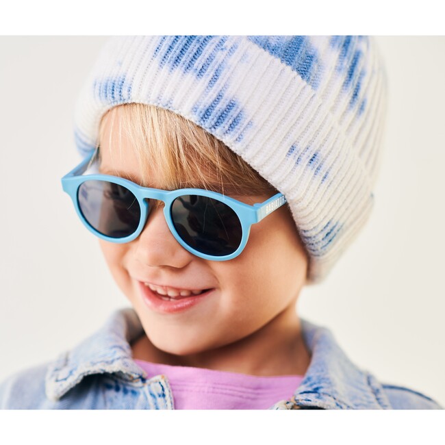 Kids Tie Dye Beanie, Blue - Hats - 2