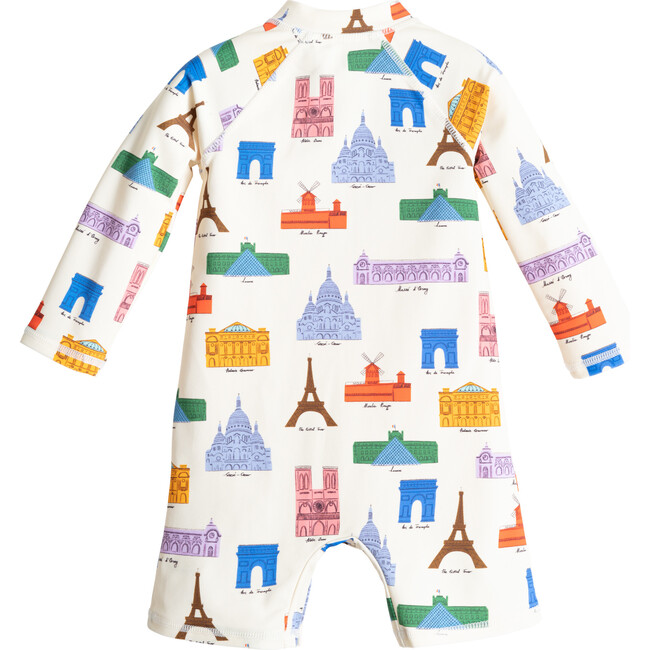 Baby Emory Rashguard Swimsuit, Paris - One Pieces - 3