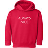 Always Nice Christmas Long Sleeve Kids Fleece Hoodie - Sweatshirts - 1 - thumbnail
