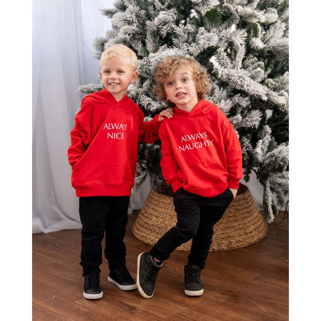 Always Nice Christmas Long Sleeve Kids Fleece Hoodie - Sweatshirts - 3