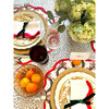 Round Scalloped Placemats - Holiday Wreath, Rosebud - Tabletop - 2