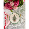 Square Scalloped Napkins - Peony Pink with Rosebud Trim - Tabletop - 3