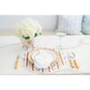 Linen Scalloped Napkins, Lily White - Tabletop - 2