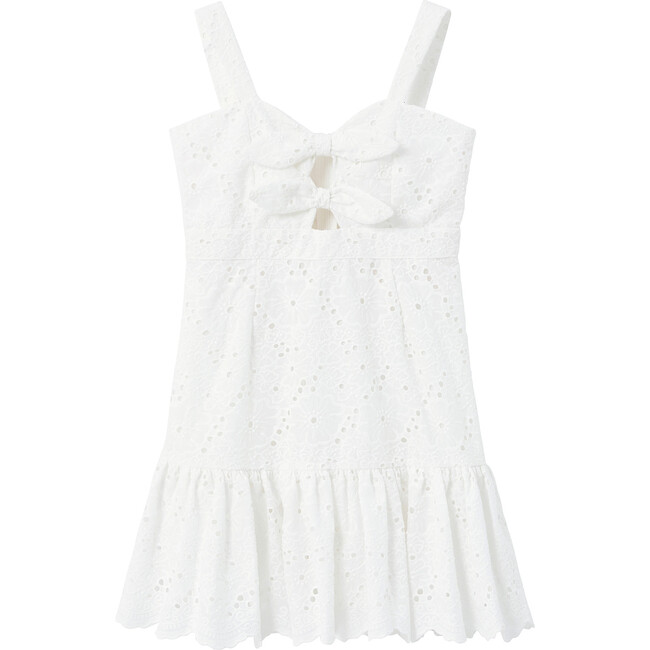 Annia Embroidered Dress, Ivory