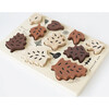 WOODEN TRAY PUZZLE - COUNT TO 10 LEAVES, Brown - Puzzles - 4 - thumbnail