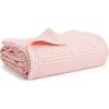 Waffle Baby Blanket, Blush - Blankets - 1 - thumbnail