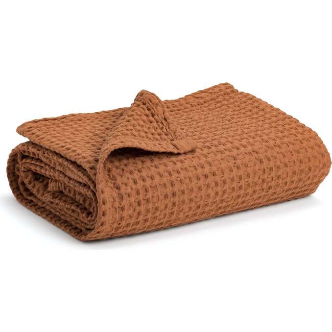 Waffle Baby Blanket, Sienna