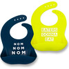 Nom Nom Nom + Eaters Gonna Eat Bib Set - Bibs - 1 - thumbnail