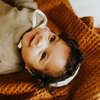 Waffle Baby Blanket, Sienna - Blankets - 2