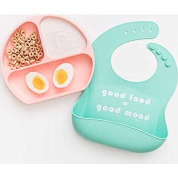 Peach + Mint Bib Set - Bibs - 6