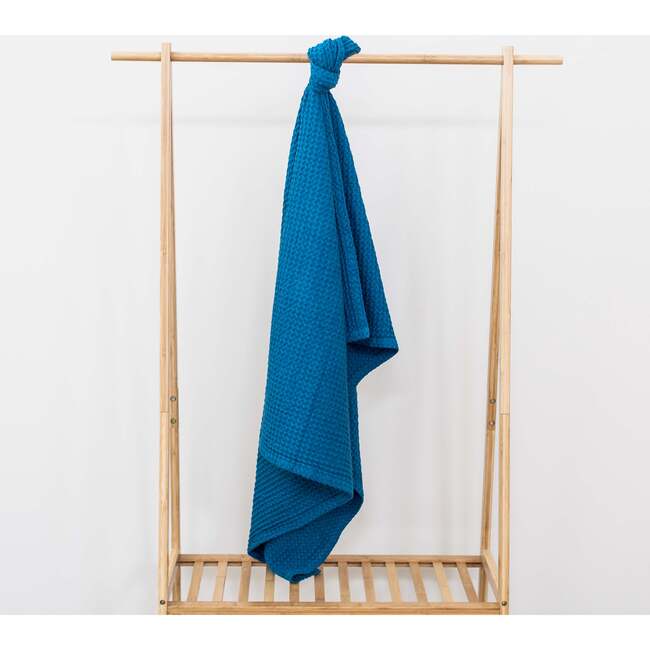 Waffle Baby Blanket, Ocean - Blankets - 3