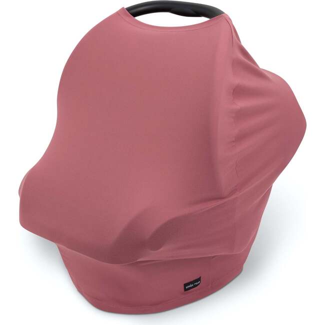 Car Seat Canopy/Nursing Cover, Mauve - Car Seat Accessories - 1