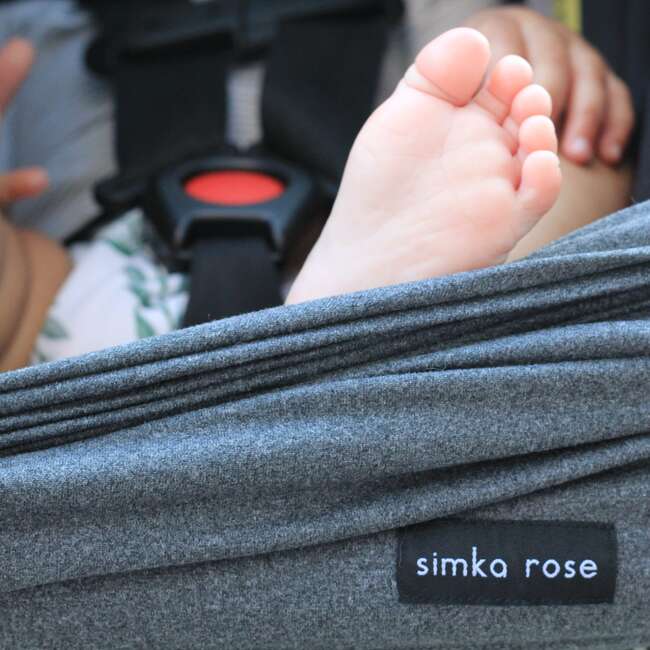 Car Seat Canopy/Nursing Cover, Grey - Car Seat Accessories - 4