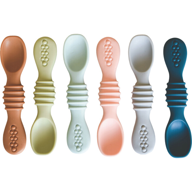 Baby Spoon Set of 6, Multicolor - Tableware - 1