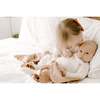 Bamboo Muslin Swaddle Blanket, Clay - Swaddles - 3 - thumbnail
